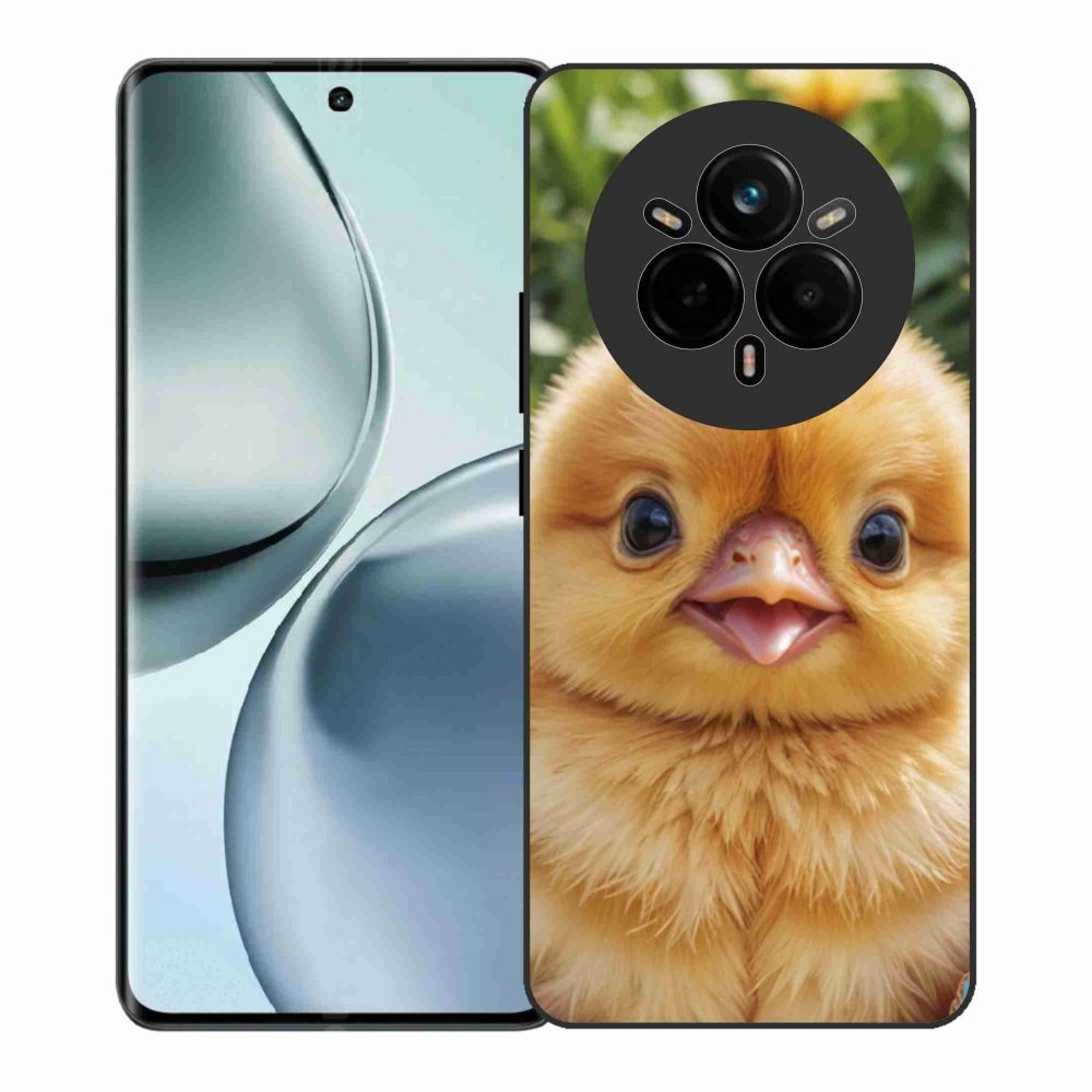 Gelový kryt mmCase na Realme 14 Pro+ 5G - veselé kuřátko