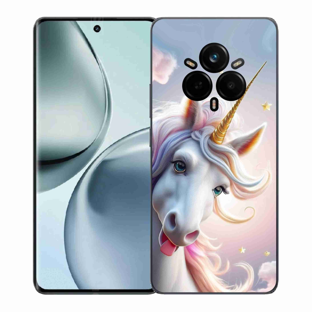 Gelový kryt mmCase na Realme 14 Pro 5G - veselý jednorožec