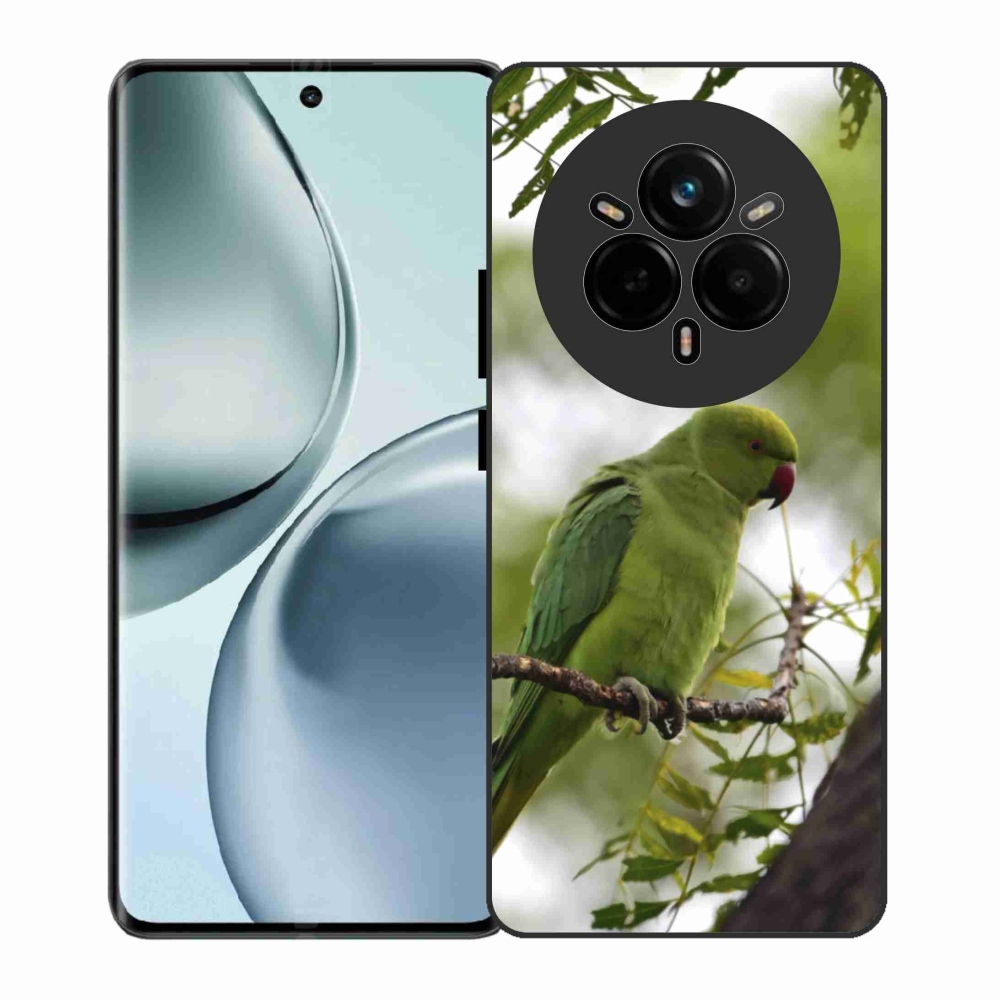 Gelový kryt mmCase na Realme 14 Pro 5G - zelený papoušek