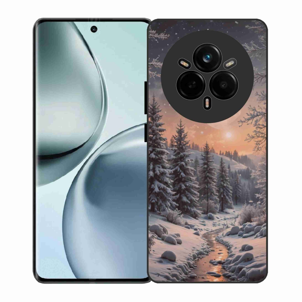 Gelový kryt mmCase na Realme 14 Pro 5G - zimní krajina 2