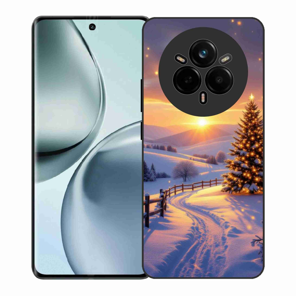 Gelový kryt mmCase na Realme 14 Pro+ 5G - zimní krajina