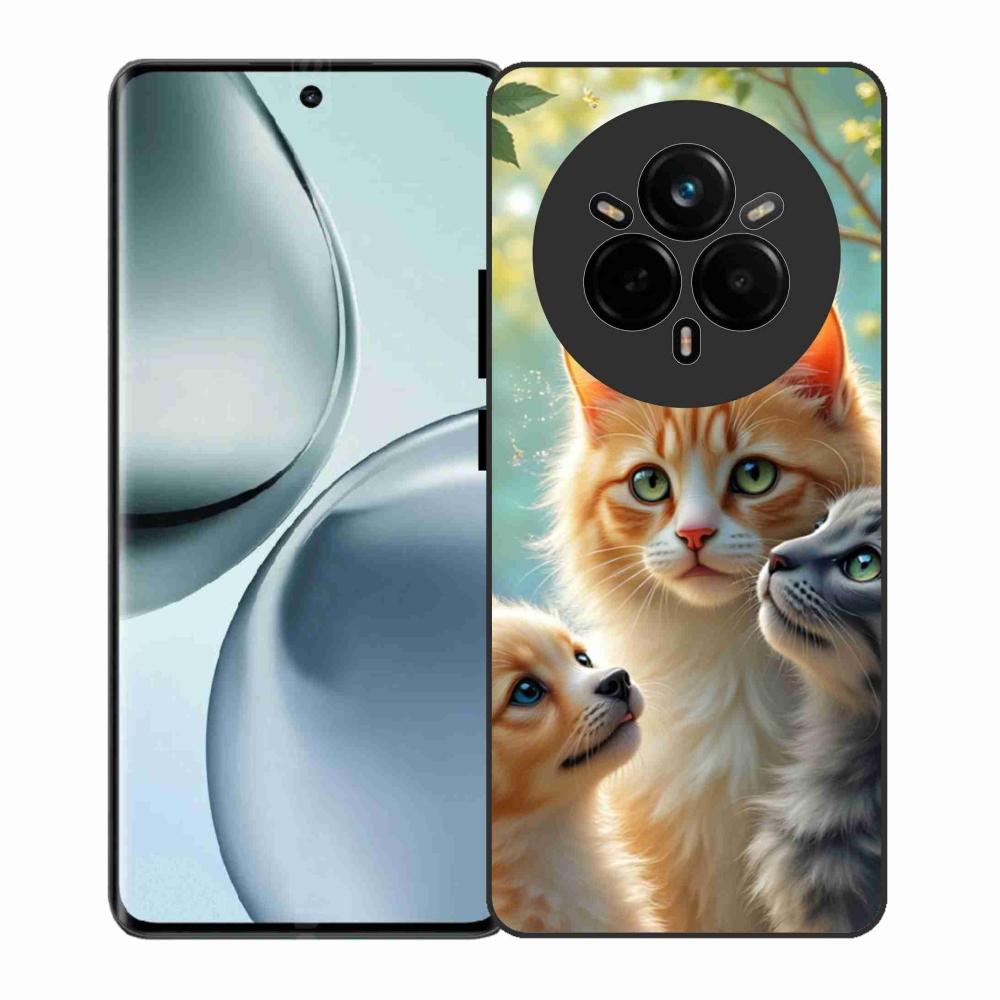 Gelový kryt mmCase na Realme 14 Pro 5G - zvířecí přátelství 2