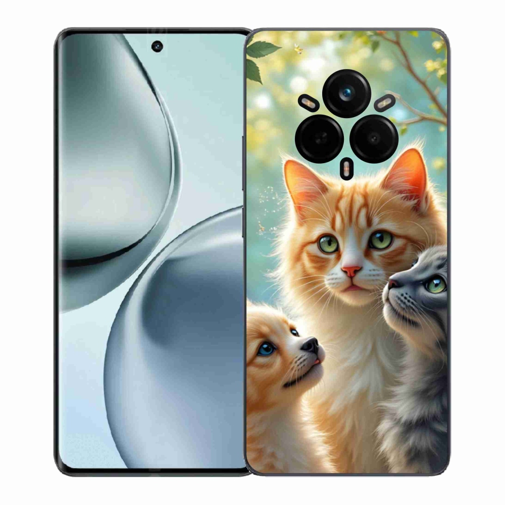 Gelový kryt mmCase na Realme 14 Pro 5G - zvířecí přátelství 2