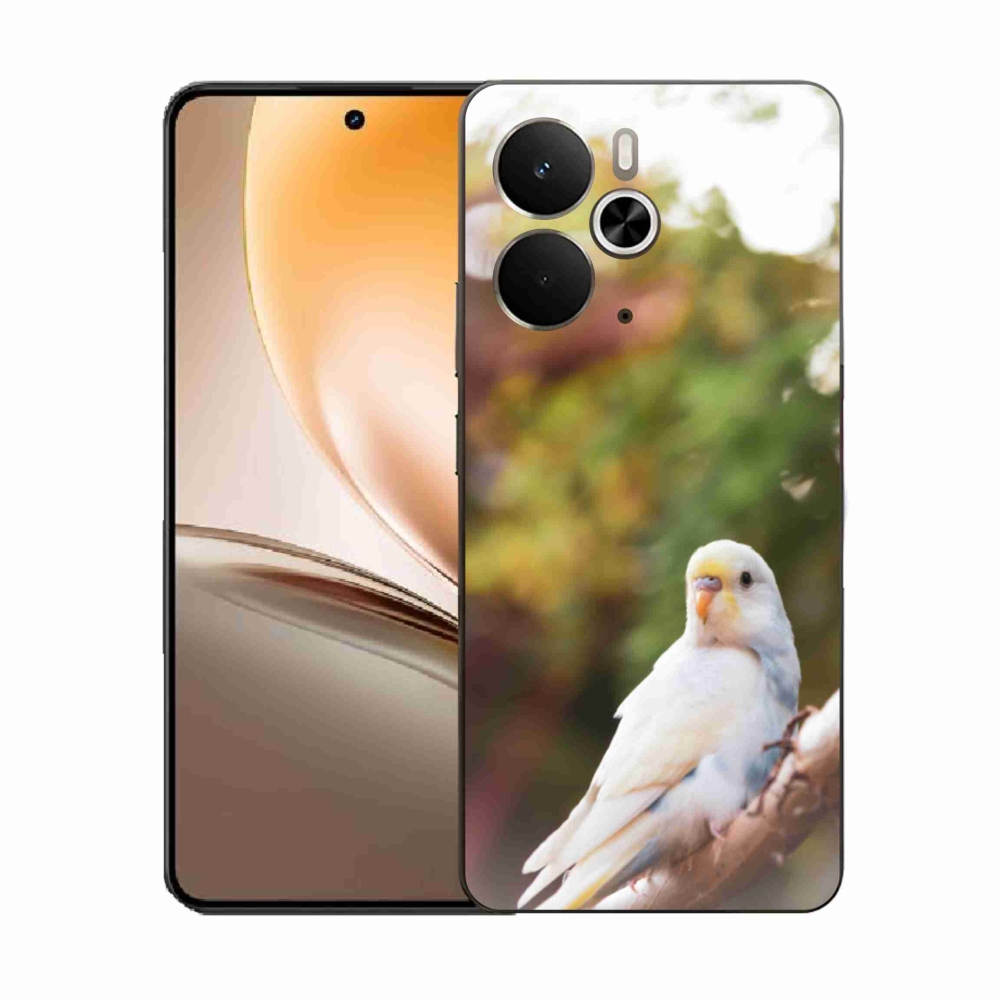 Gelový kryt mmCase na Realme 14T 5G/14 5G - andulka bílá