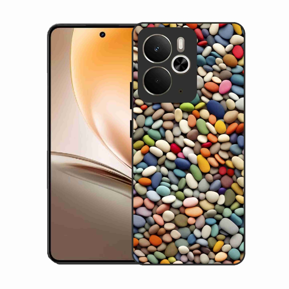 Gelový kryt mmCase na Realme 14T 5G/14 5G - barevné kamínky 2