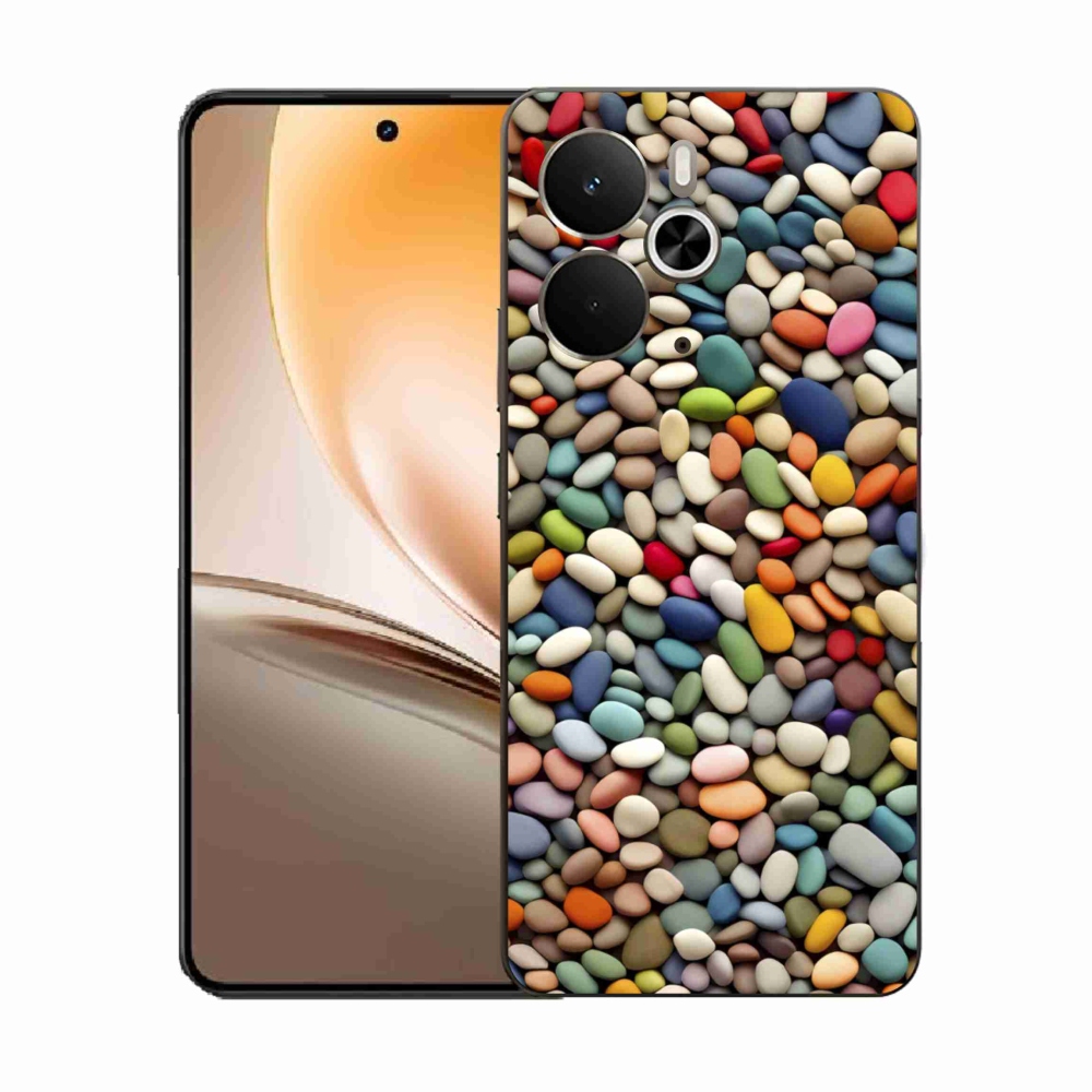 Gelový kryt mmCase na Realme 14T 5G/14 5G - barevné kamínky 2