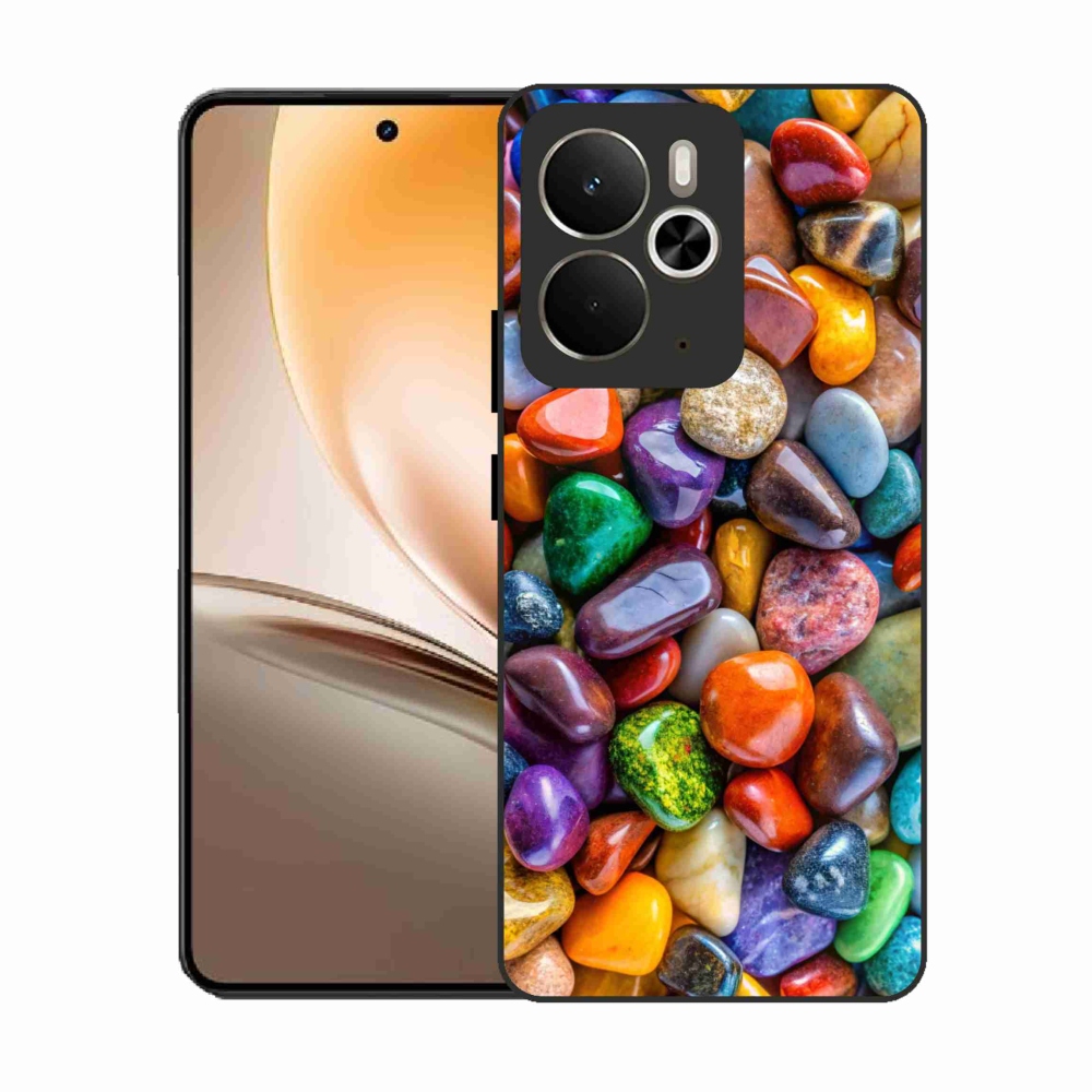 Gelový kryt mmCase na Realme 14T 5G/14 5G - barevné kamínky