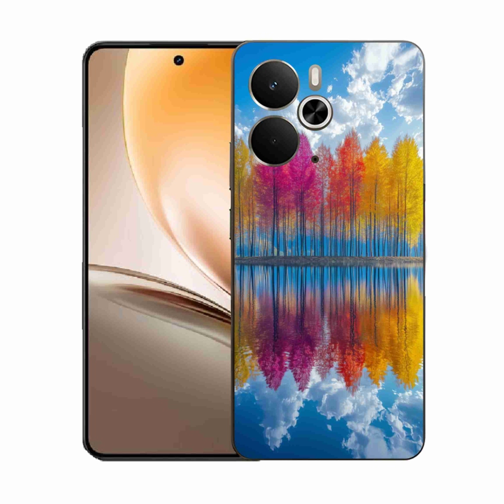 Gelový kryt mmCase na Realme 14T 5G/14 5G - barevné stromy