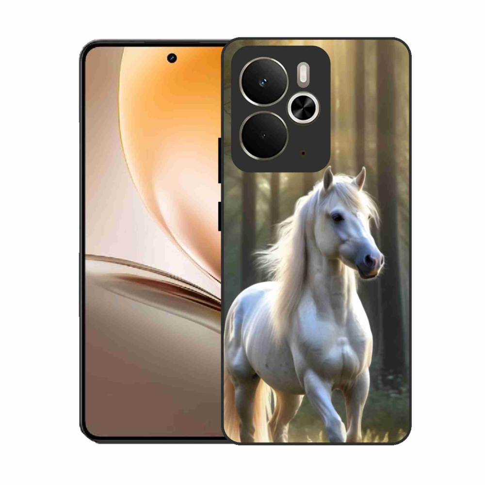 Gelový kryt mmCase na Realme 14T 5G/14 5G - bílý kůň 3