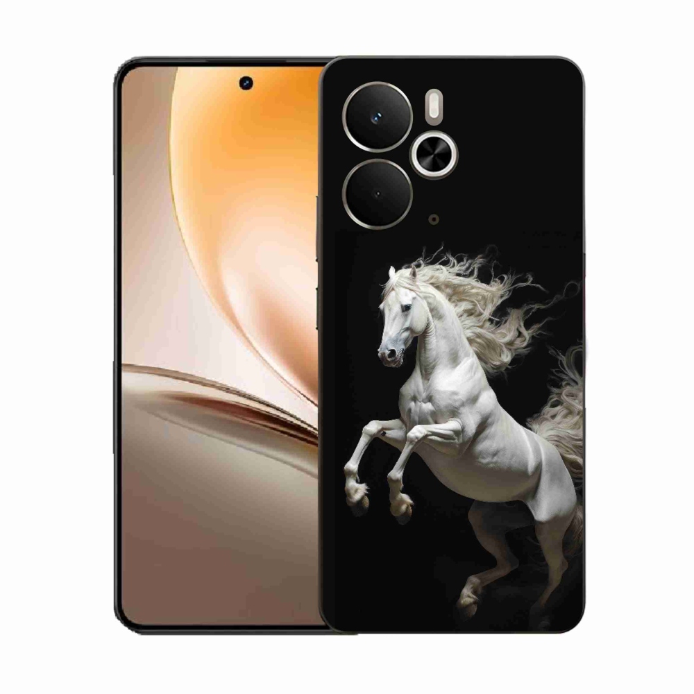 Gelový kryt mmCase na Realme 14T 5G/14 5G - bílý kůň 4
