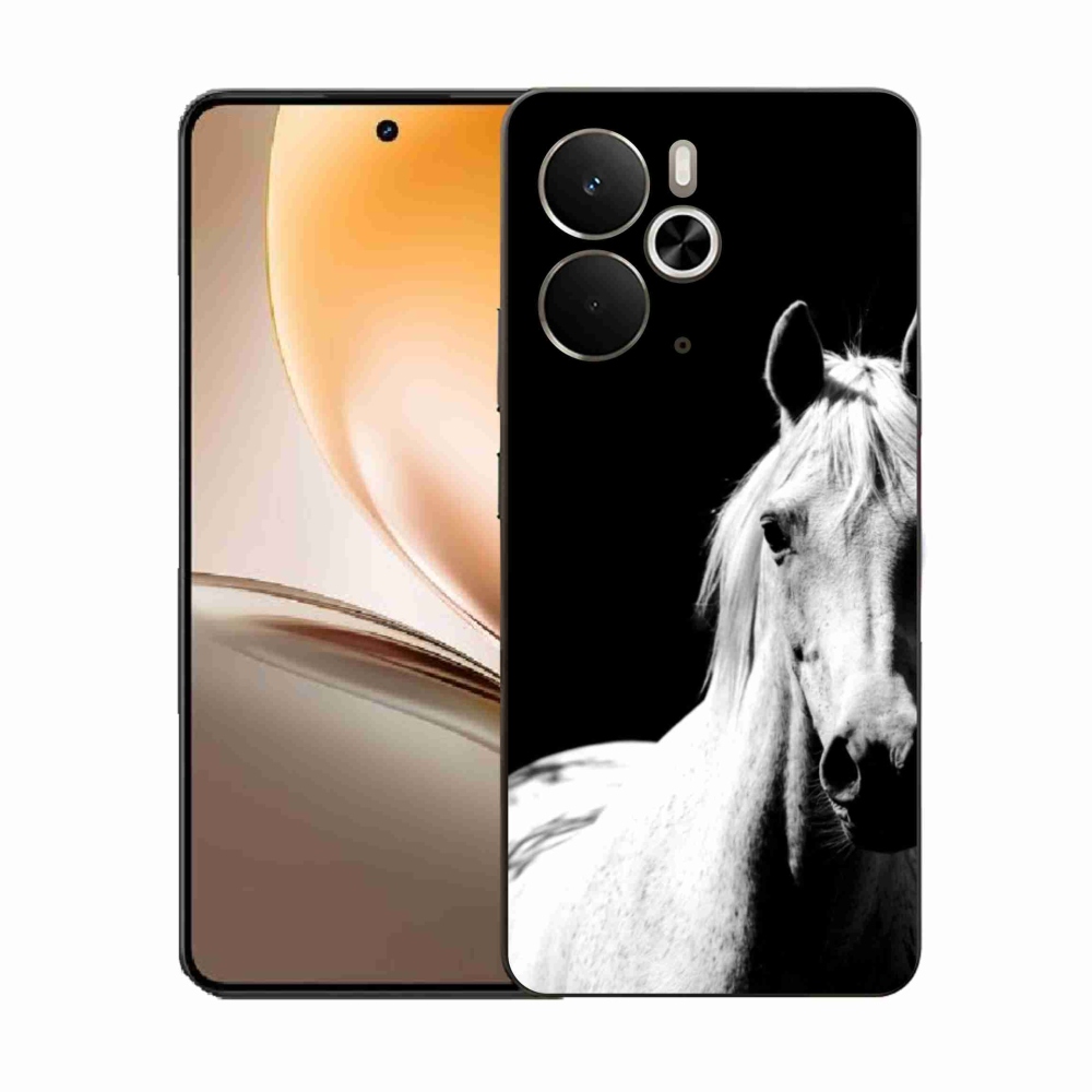 Gelový kryt mmCase na Realme 14T 5G/14 5G - bílý kůň 5