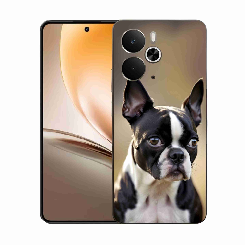 Gelový kryt mmCase na Realme 14T 5G/14 5G - bostonský teriér