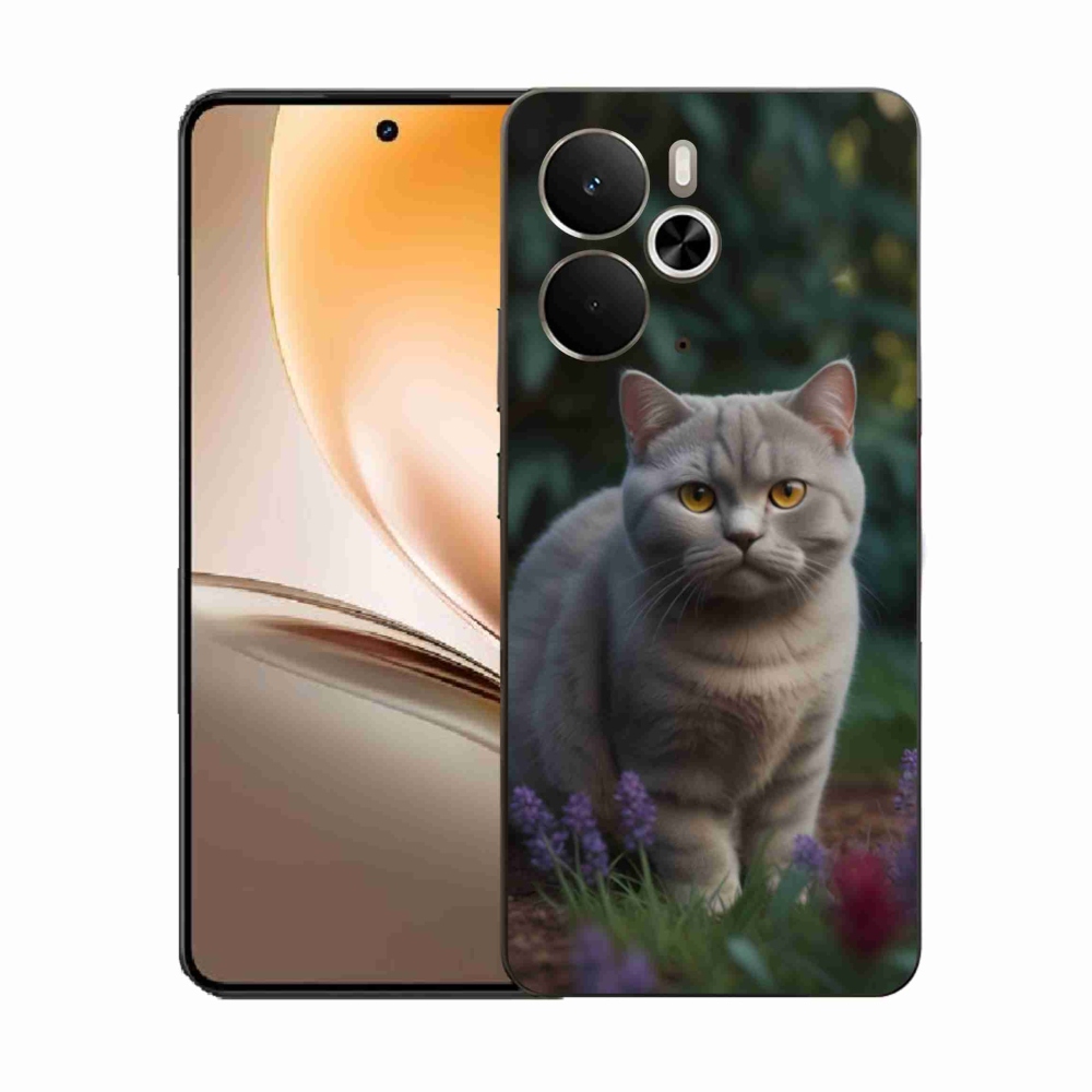 Gelový kryt mmCase na Realme 14T 5G/14 5G - britská kočka