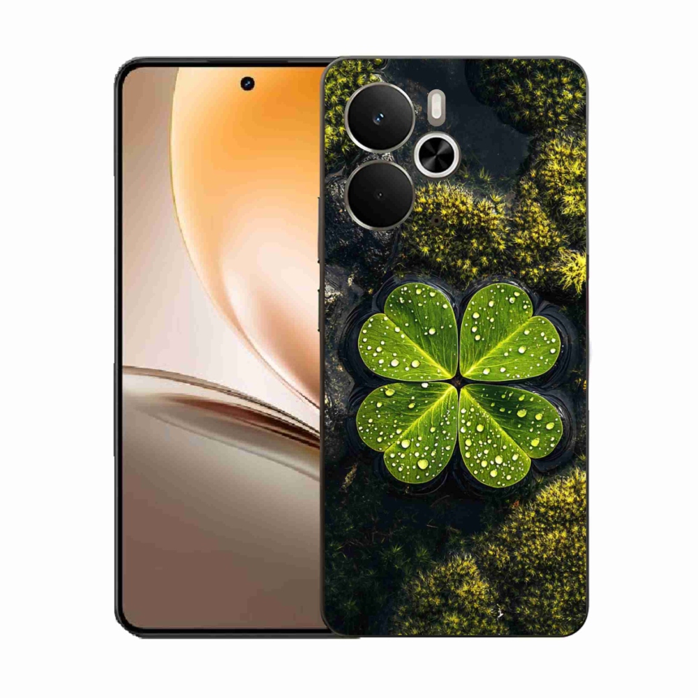 Gelový kryt mmCase na Realme 14T 5G/14 5G - čtyřlístek