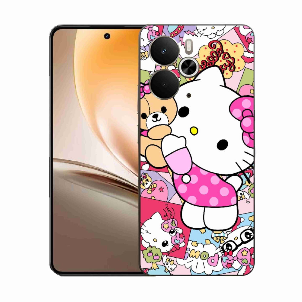 Gelový kryt mmCase na Realme 14T 5G/14 5G - cute kitty