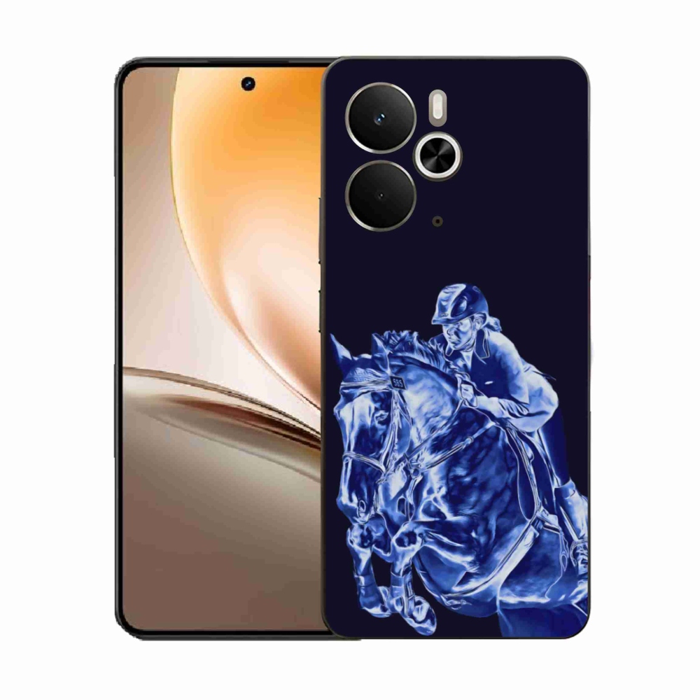 Gelový kryt mmCase na Realme 14T 5G/14 5G - dostihový kůň