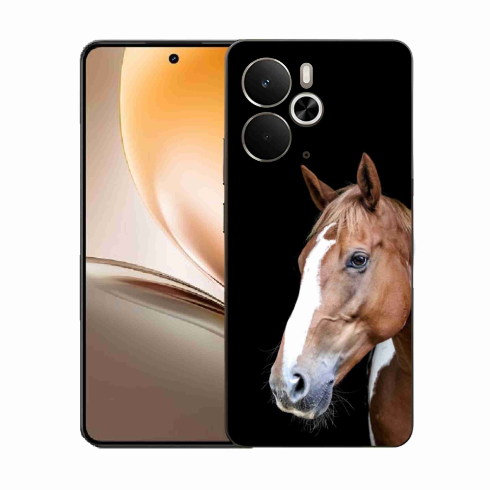 Gelový kryt mmCase na Realme 14T 5G/14 5G - hnědý kůň 3
