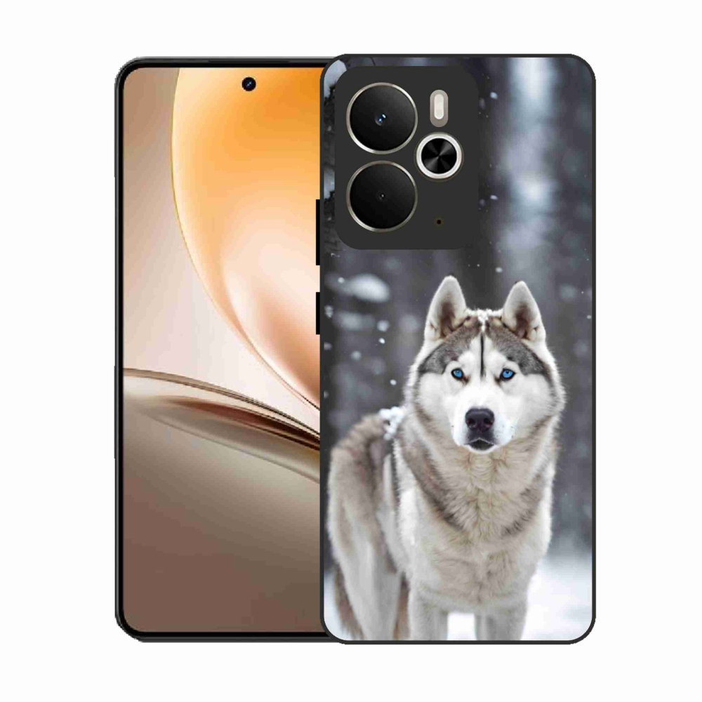 Gelový kryt mmCase na Realme 14T 5G/14 5G - husky 2