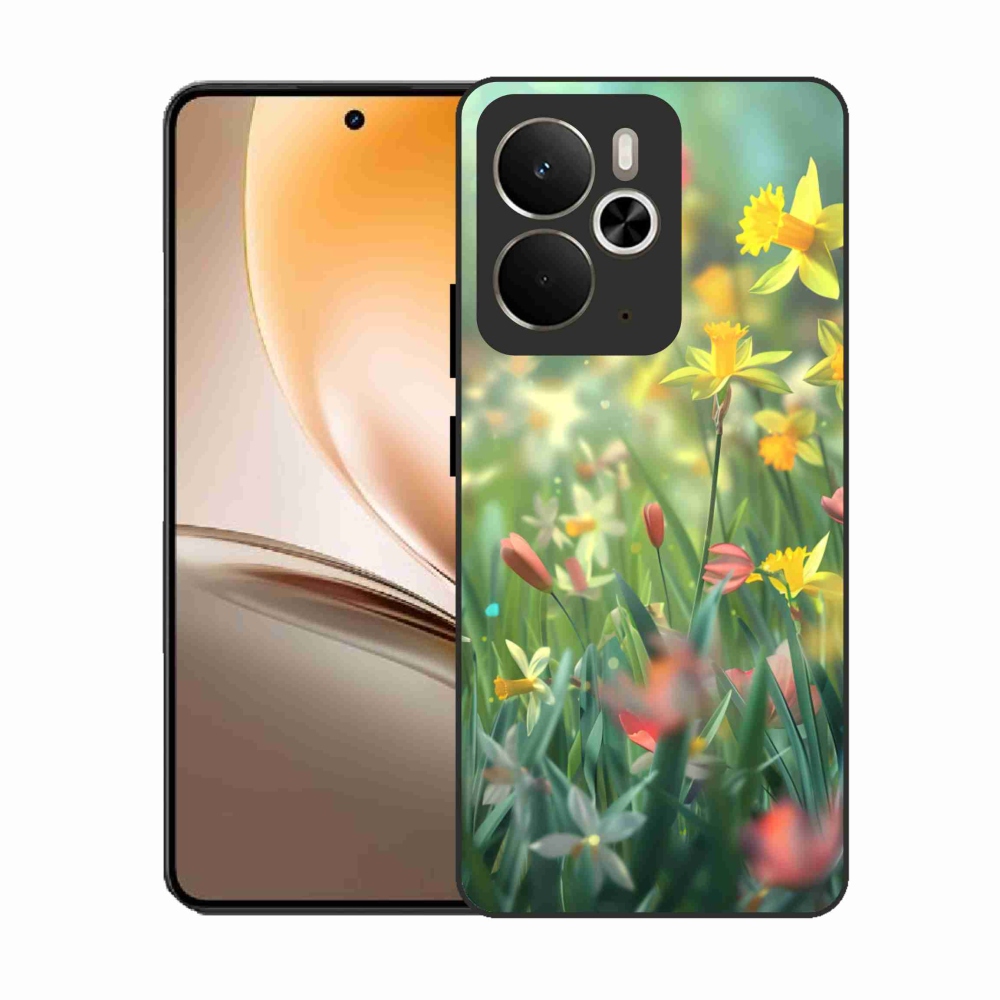 Gelový kryt mmCase na Realme 14T 5G/14 5G - jarní květy