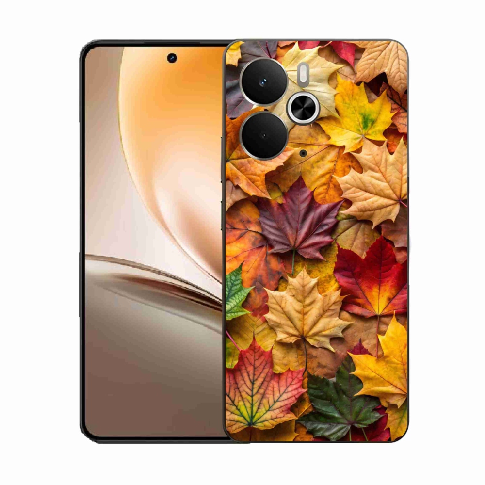 Gelový kryt mmCase na Realme 14T 5G/14 5G - javorové listy 2