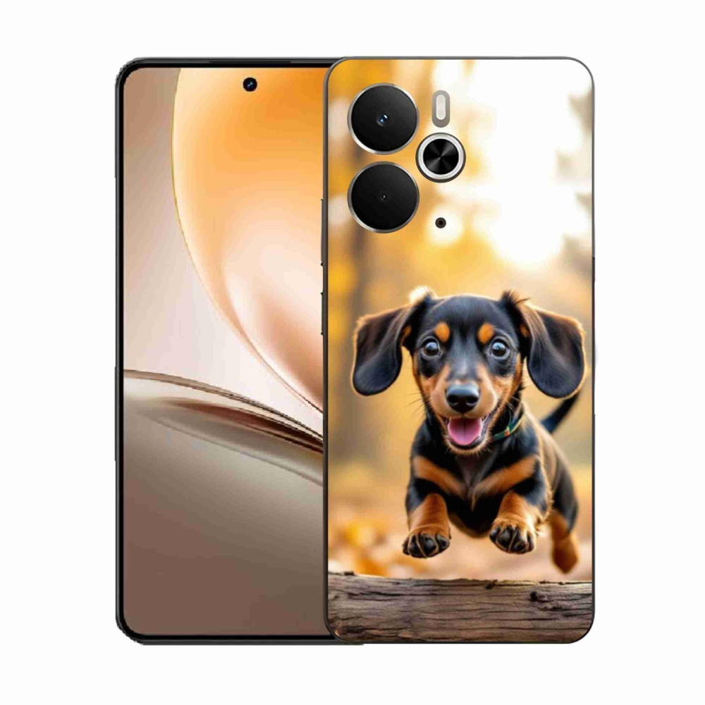 Gelový kryt mmCase na Realme 14T 5G/14 5G - jezevčík 2