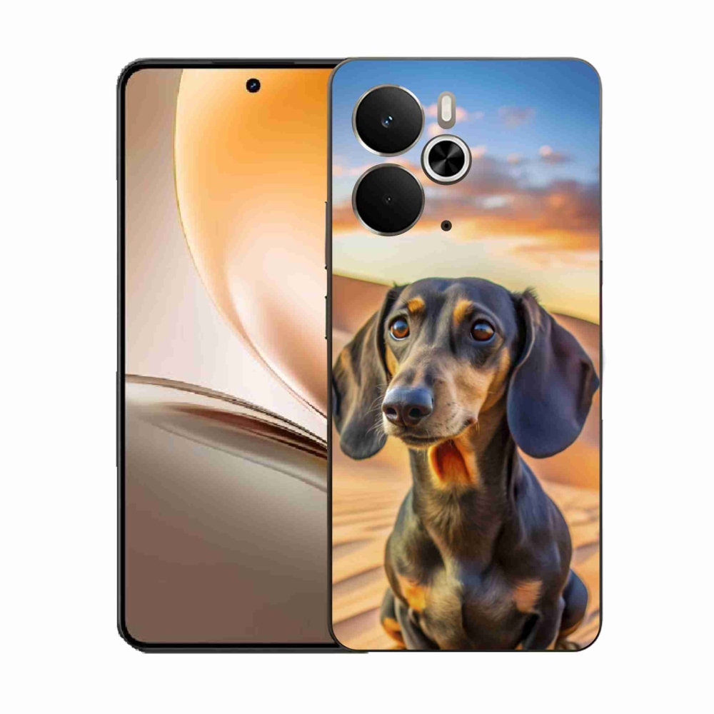 Gelový kryt mmCase na Realme 14T 5G/14 5G - jezevčík 3 