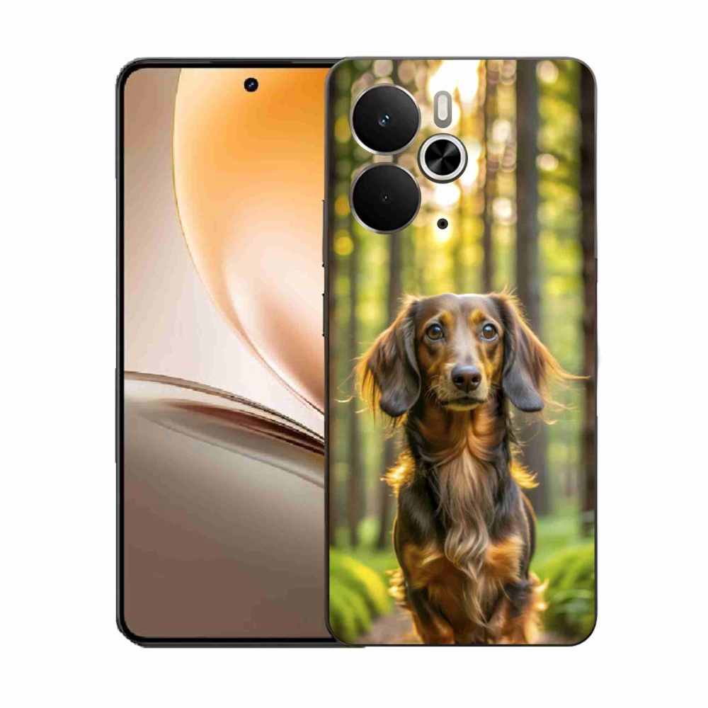 Gelový kryt mmCase na Realme 14T 5G/14 5G - jezevčík 4