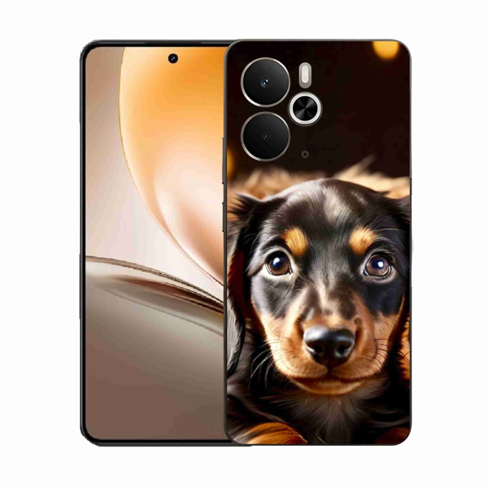 Gelový kryt mmCase na Realme 14T 5G/14 5G - jezevčík