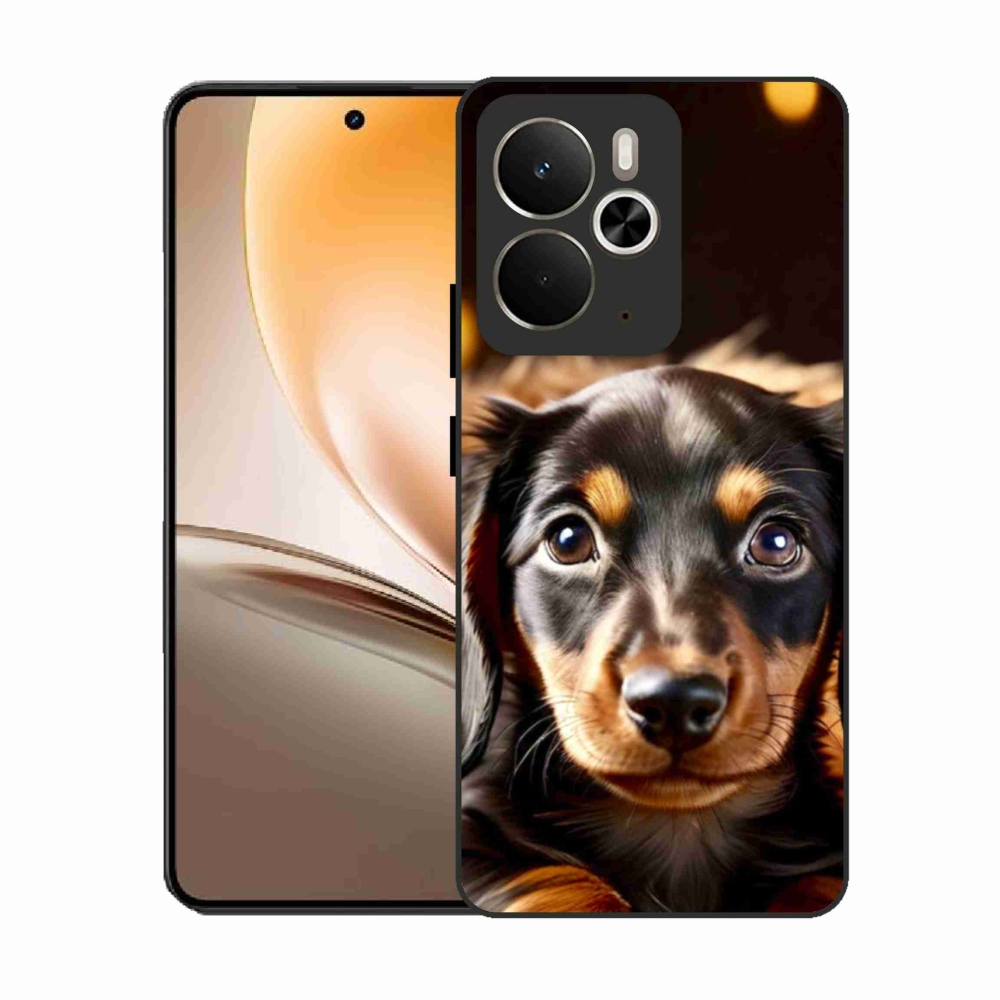 Gelový kryt mmCase na Realme 14T 5G/14 5G - jezevčík