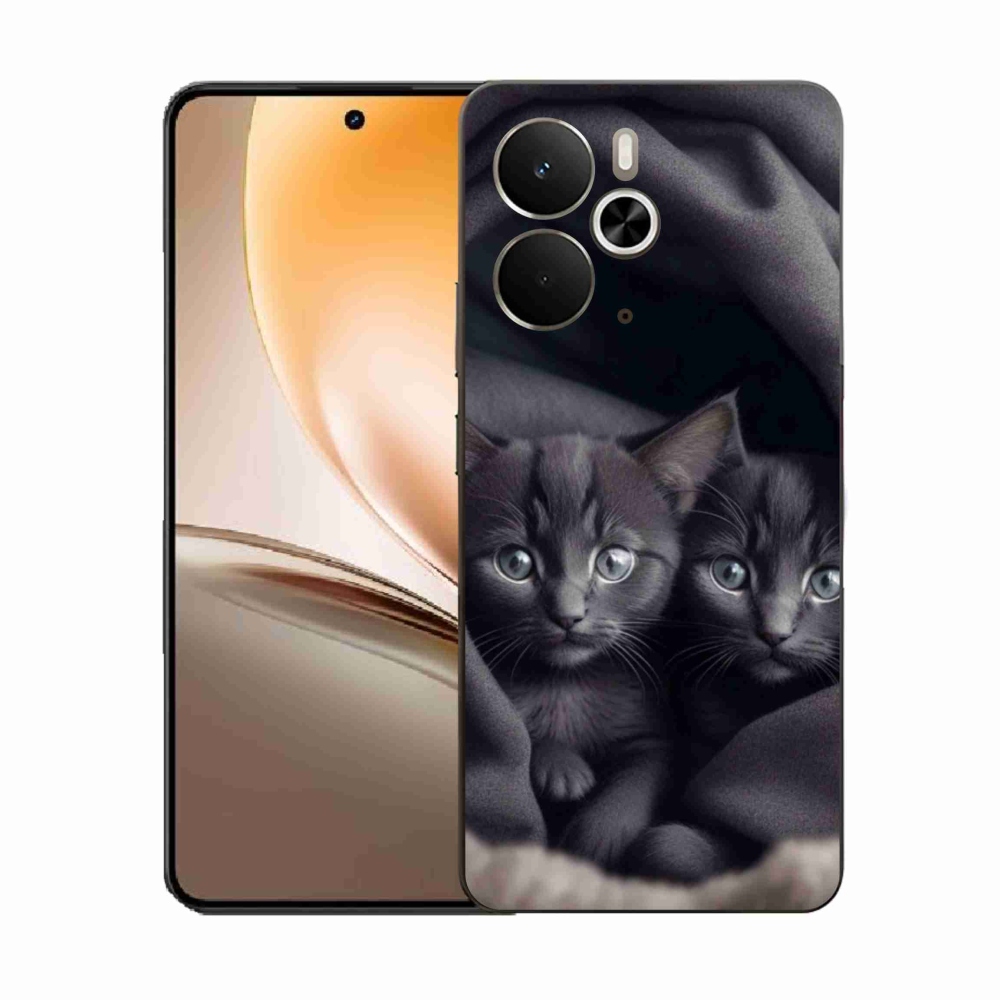 Gelový kryt mmCase na Realme 14T 5G/14 5G - kočičí duo