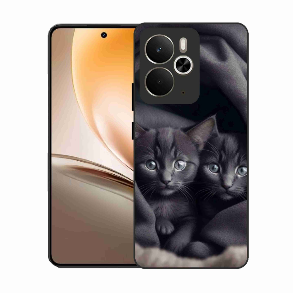 Gelový kryt mmCase na Realme 14T 5G/14 5G - kočičí duo