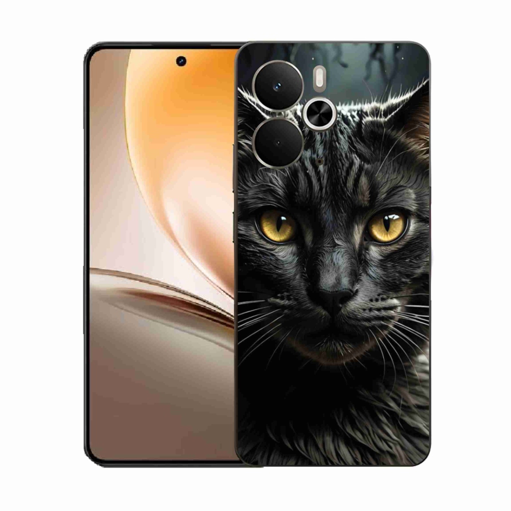 Gelový kryt mmCase na Realme 14T 5G/14 5G - kočičí pohled 3