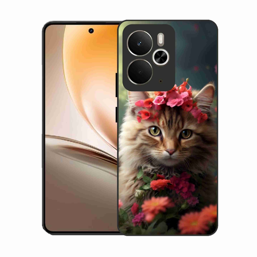 Gelový kryt mmCase na Realme 14T 5G/14 5G - kočíčí princezna