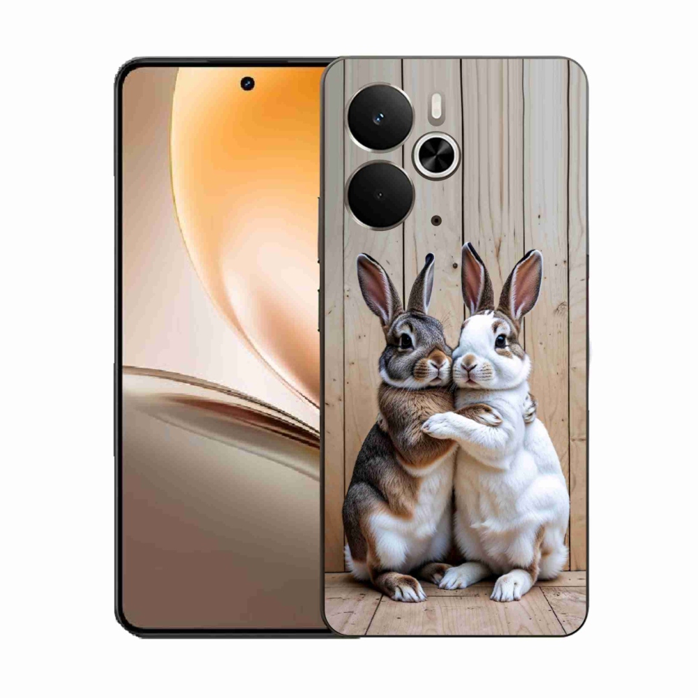Gelový kryt mmCase na Realme 14T 5G/14 5G - králičí pár