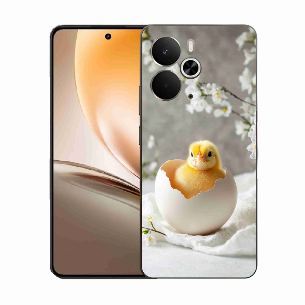 Gelový kryt mmCase na Realme 14T 5G/14 5G - kuřátko