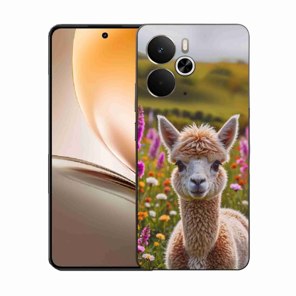 Gelový kryt mmCase na Realme 14T 5G/14 5G - lama na louce