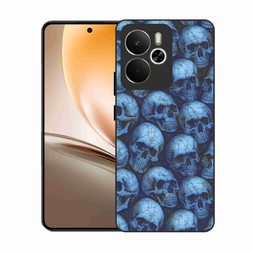 Gelový kryt mmCase na Realme 14T 5G/14 5G - lebky