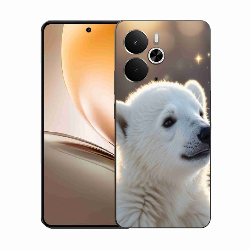 Gelový kryt mmCase na Realme 14T 5G/14 5G - lední medvěd
