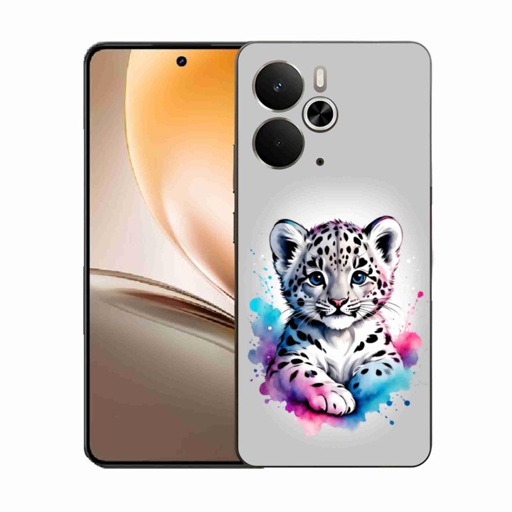 Gelový kryt mmCase na Realme 14T 5G/14 5G - levhartí mládě