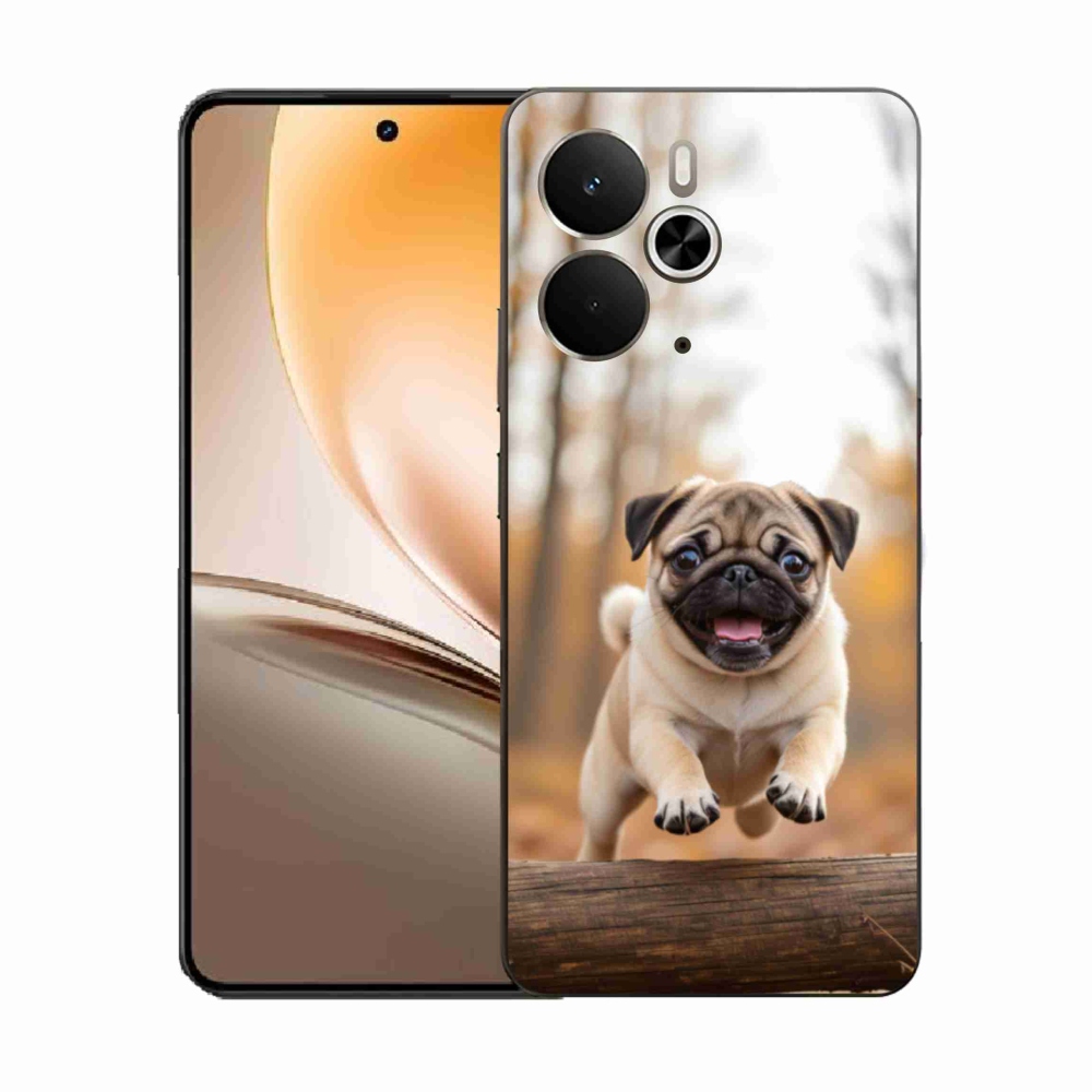 Gelový kryt mmCase na Realme 14T 5G/14 5G - mops 2
