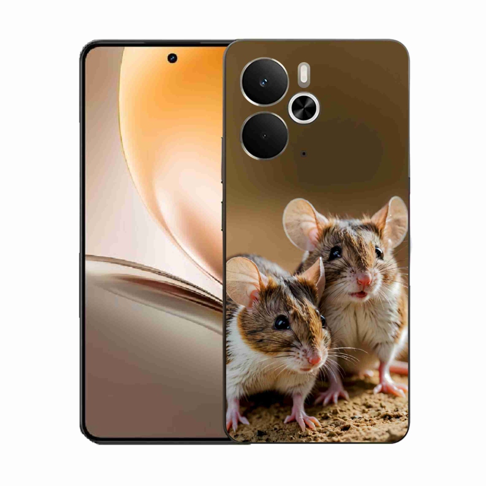 Gelový kryt mmCase na Realme 14T 5G/14 5G - myší duo