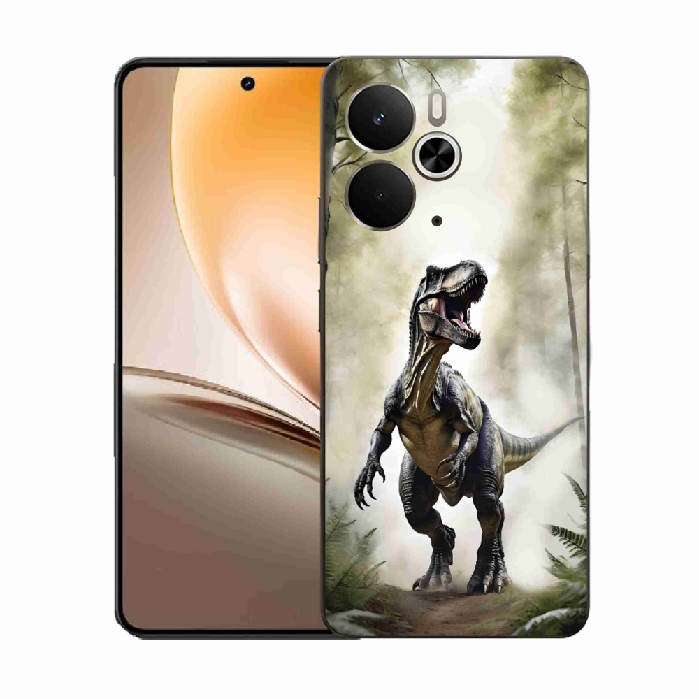 Gelový kryt mmCase na Realme 14T 5G/14 5G - naštvaný T-Rex