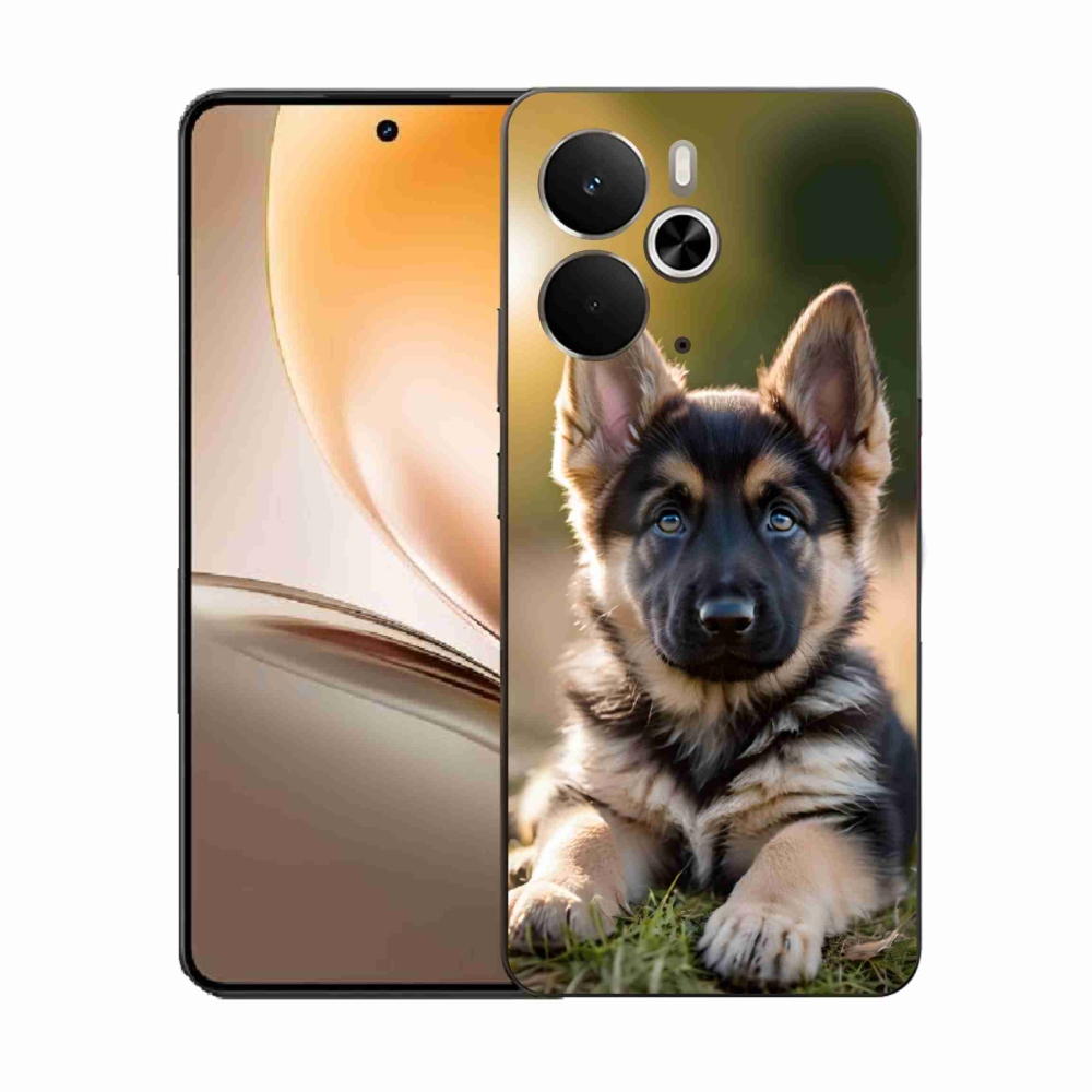 Gelový kryt mmCase na Realme 14T 5G/14 5G - německý ovčák v přírodě