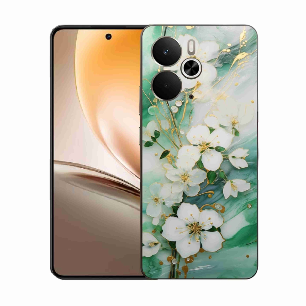 Gelový kryt mmCase na Realme 14T 5G/14 5G - něžné květy