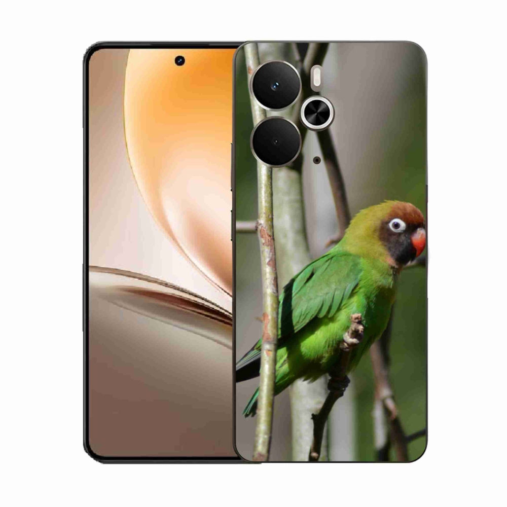 Gelový kryt mmCase na Realme 14T 5G/14 5G - papoušek agapornis