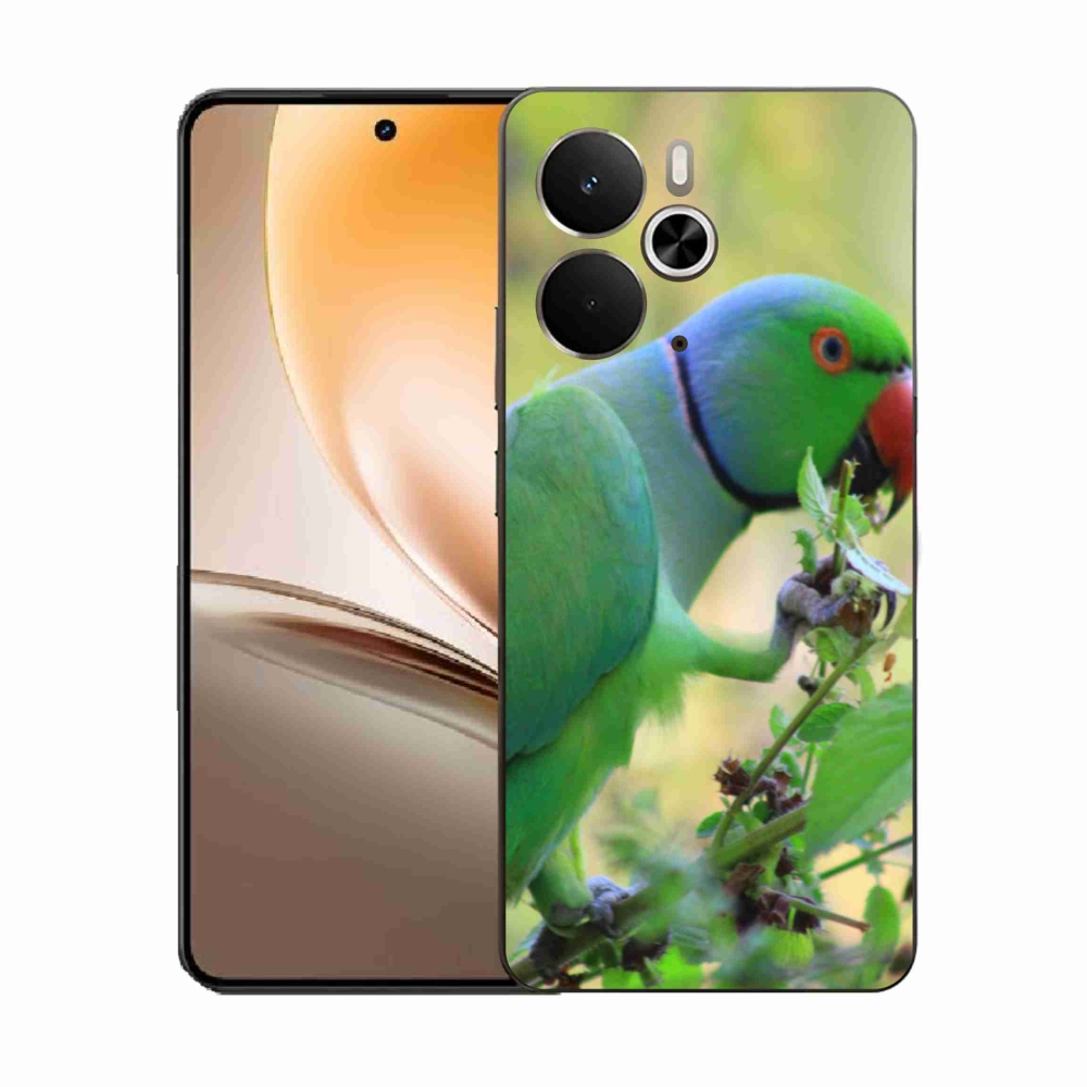Gelový kryt mmCase na Realme 14T 5G/14 5G - papoušek alexandr