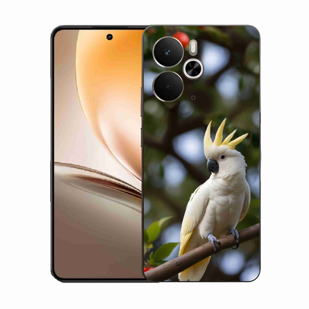 Gelový kryt mmCase na Realme 14T 5G/14 5G - papoušek kakadu 3