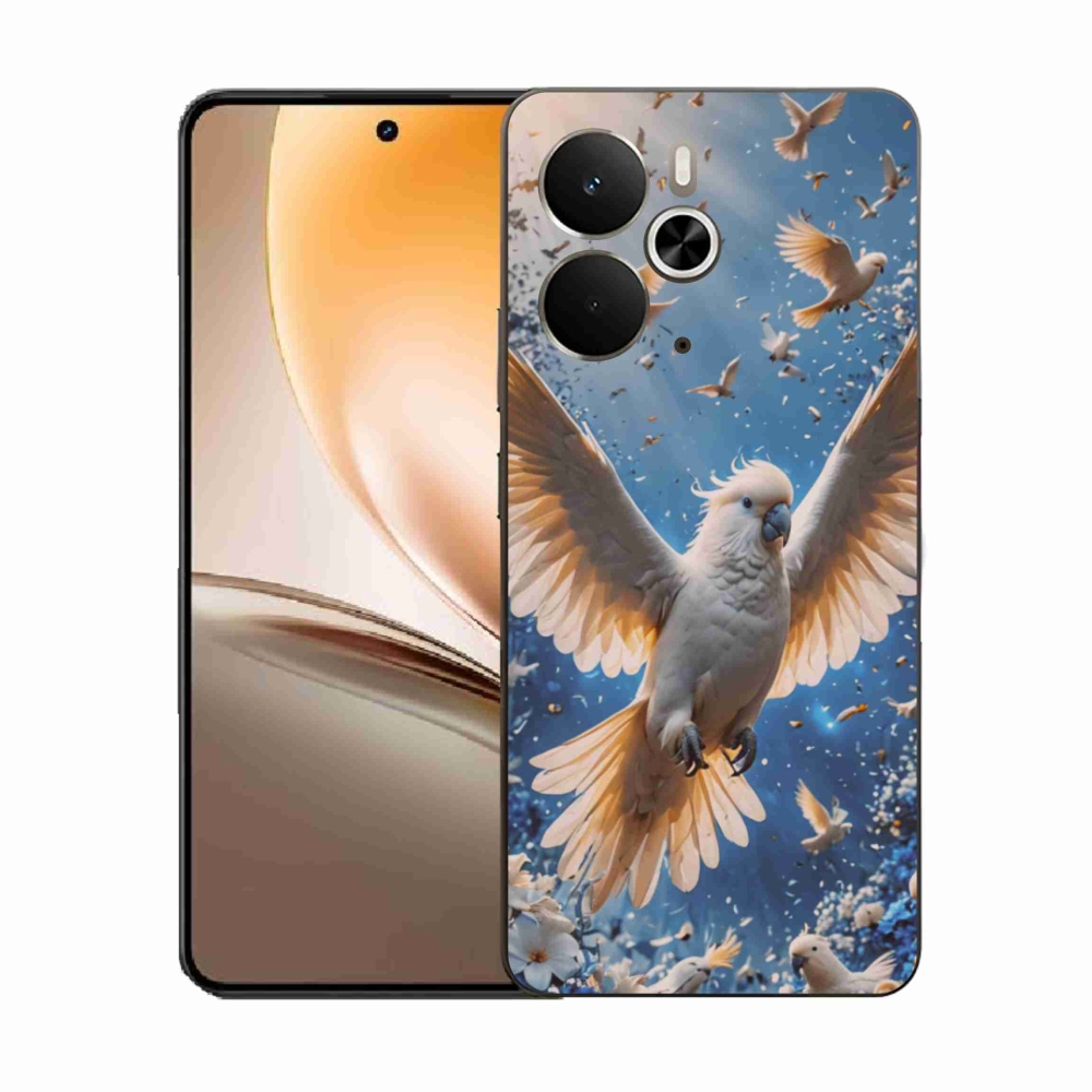 Gelový kryt mmCase na Realme 14T 5G/14 5G - papoušek kakadu