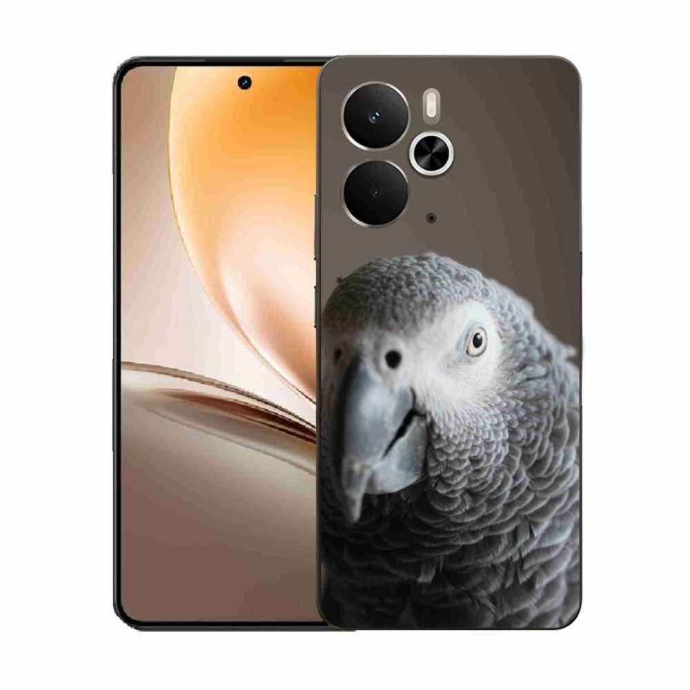 Gelový kryt mmCase na Realme 14T 5G/14 5G - papoušek žako 2