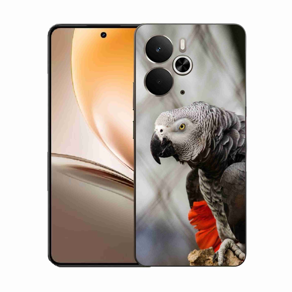 Gelový kryt mmCase na Realme 14T 5G/14 5G - papoušek žako 3